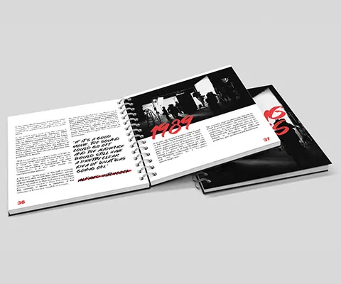 Square Wiro Bound Book