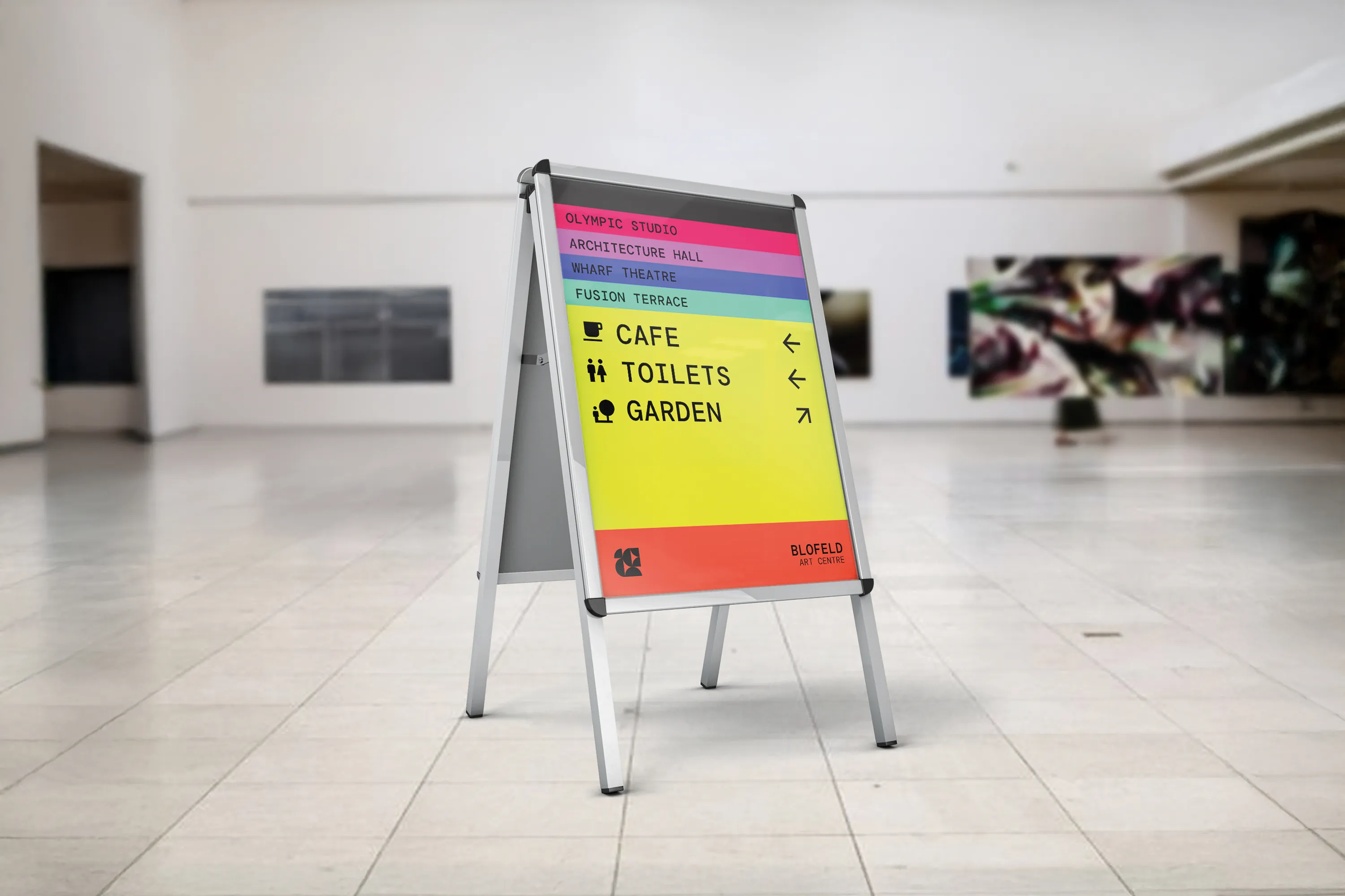 A-Frame Pavement Signs