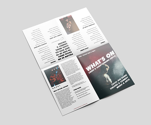 Cross Fold pp Leaflet
