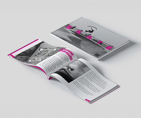 Short Edge Perfect Bound Brochure