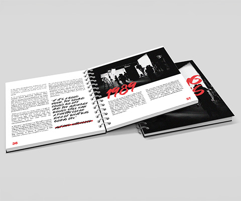 Square Wiro Bound Book