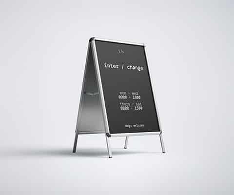 Printed Aluminum A Frame