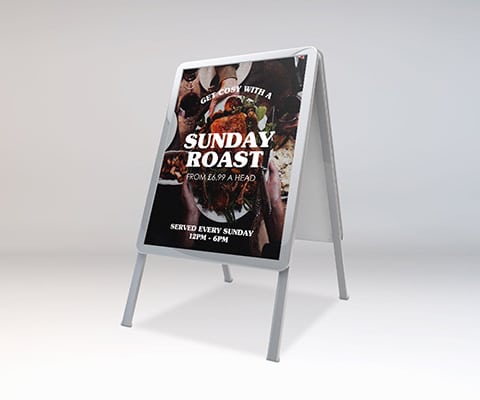 Printed Aluminum A Frame