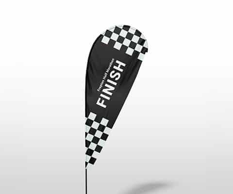 Teardrop Flag